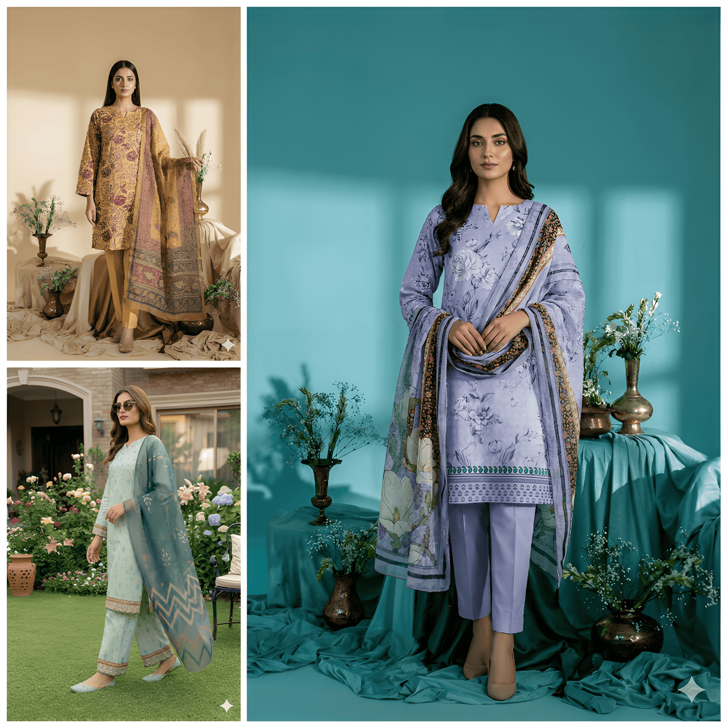 Exclusive Lawn Suits